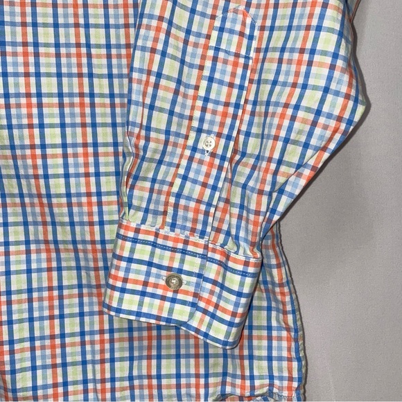Vineyard Vines by Shep & Ian Whale Shirt Cotton Plaid Button Down Men's Size L - Picture 5 of 11